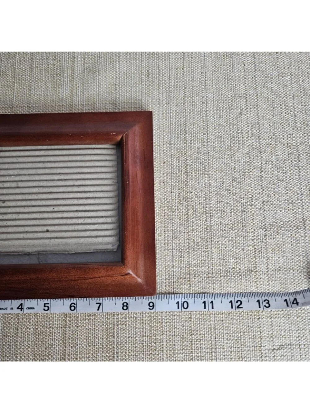 Wood Picture Frame 5x7 Tabletop Easel Back Minimalist Classic Warm Decor